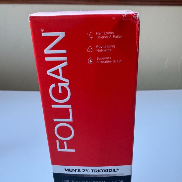 Foligain Triple Action Shampoo For Thinning Hair, Men S Volumizing Shampoo - Picture 3 of 11